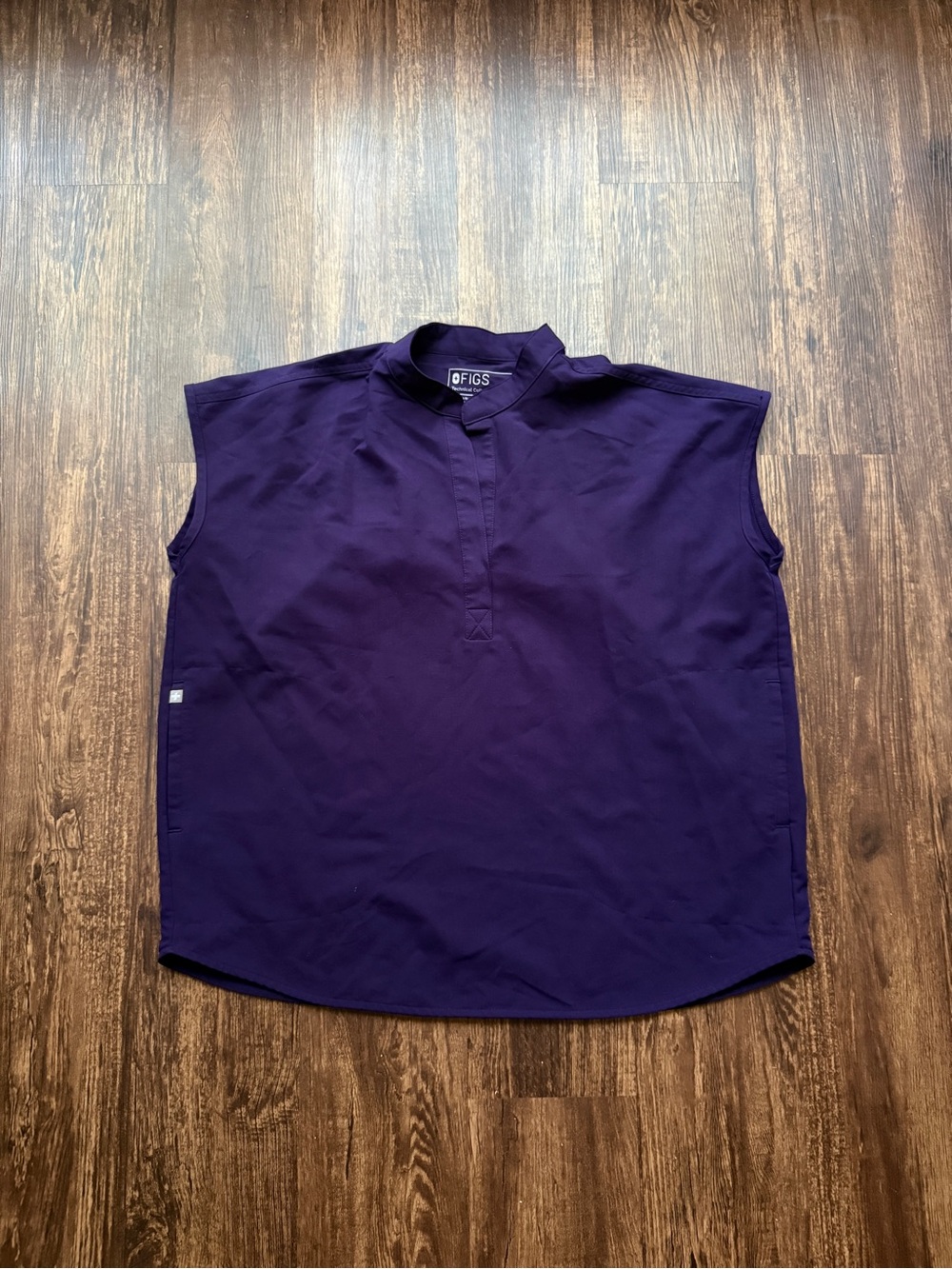 FIGS Women’s Purple Jam Rafaela Oversized Scrub Top - Size M Nursecore Hospital